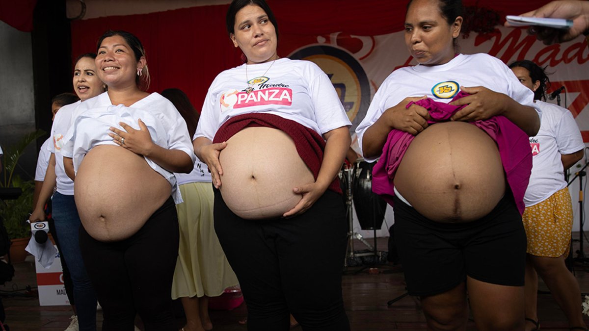 Embarazada de mellizos gana increible concurso en Nicaragua